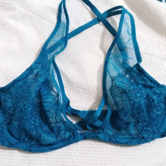 Royal Blue VS Very Sexy Unlined Plunge 32C - Picture 1 of 3